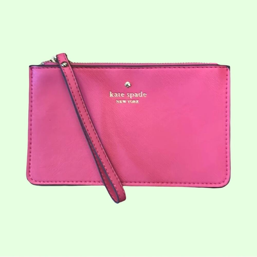 Kate Spade Pink Leather Wristlet
